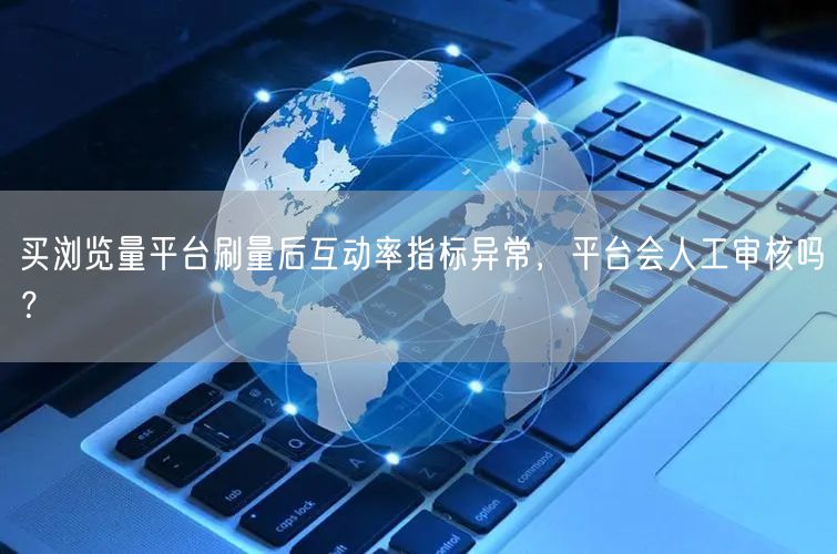 买浏览量平台刷量后互动率指标异常,平台会人工审核吗?