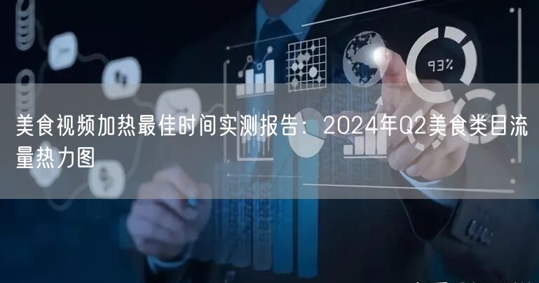 美食视频加热最佳时间实测报告：2024年Q2美食类目流量热力图