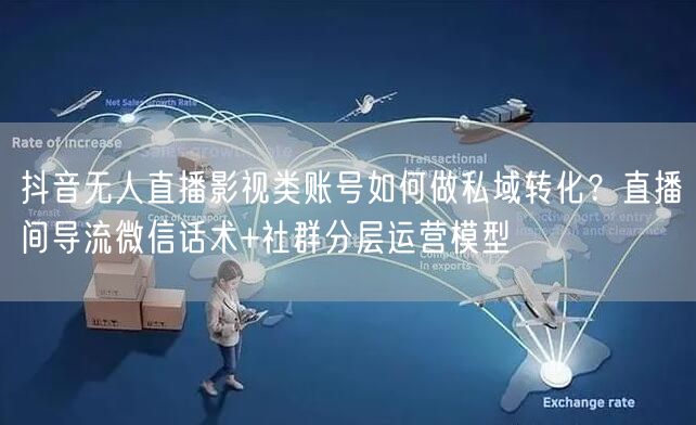 抖音无人直播影视类账号如何做私域转化?直播间导流微信话术+社群分层运营模型