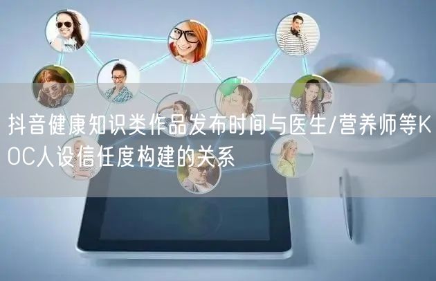 抖音健康知识类作品发布时间与医生/营养师等KOC人设信任度构建的关系