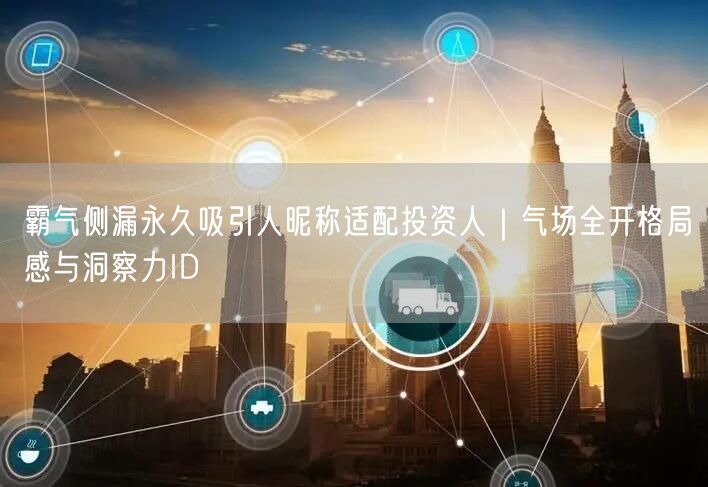 霸气侧漏永久吸引人昵称适配投资人|气场全开格局感与洞察力ID