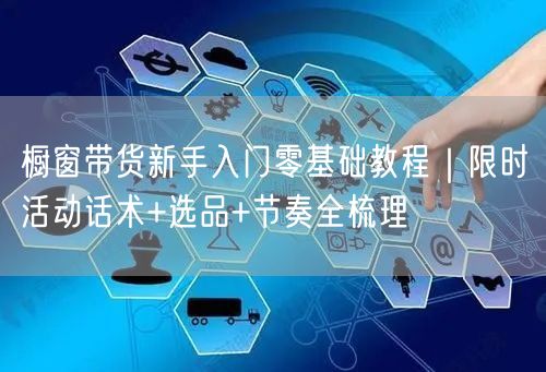 橱窗带货新手入门零基础教程|限时活动话术+选品+节奏全梳理