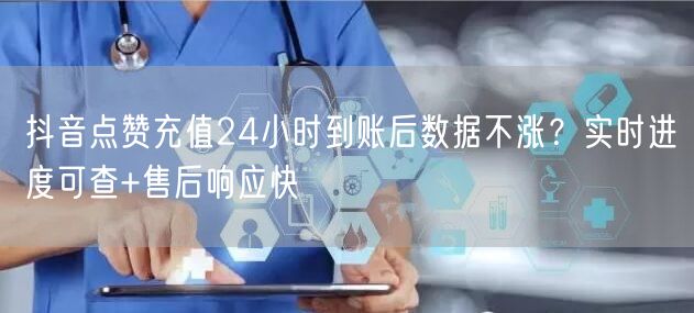 抖音点赞充值24小时到账后数据不涨?实时进度可查+售后响应快
